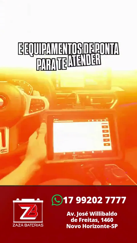 Campanha de Zazá Baterias